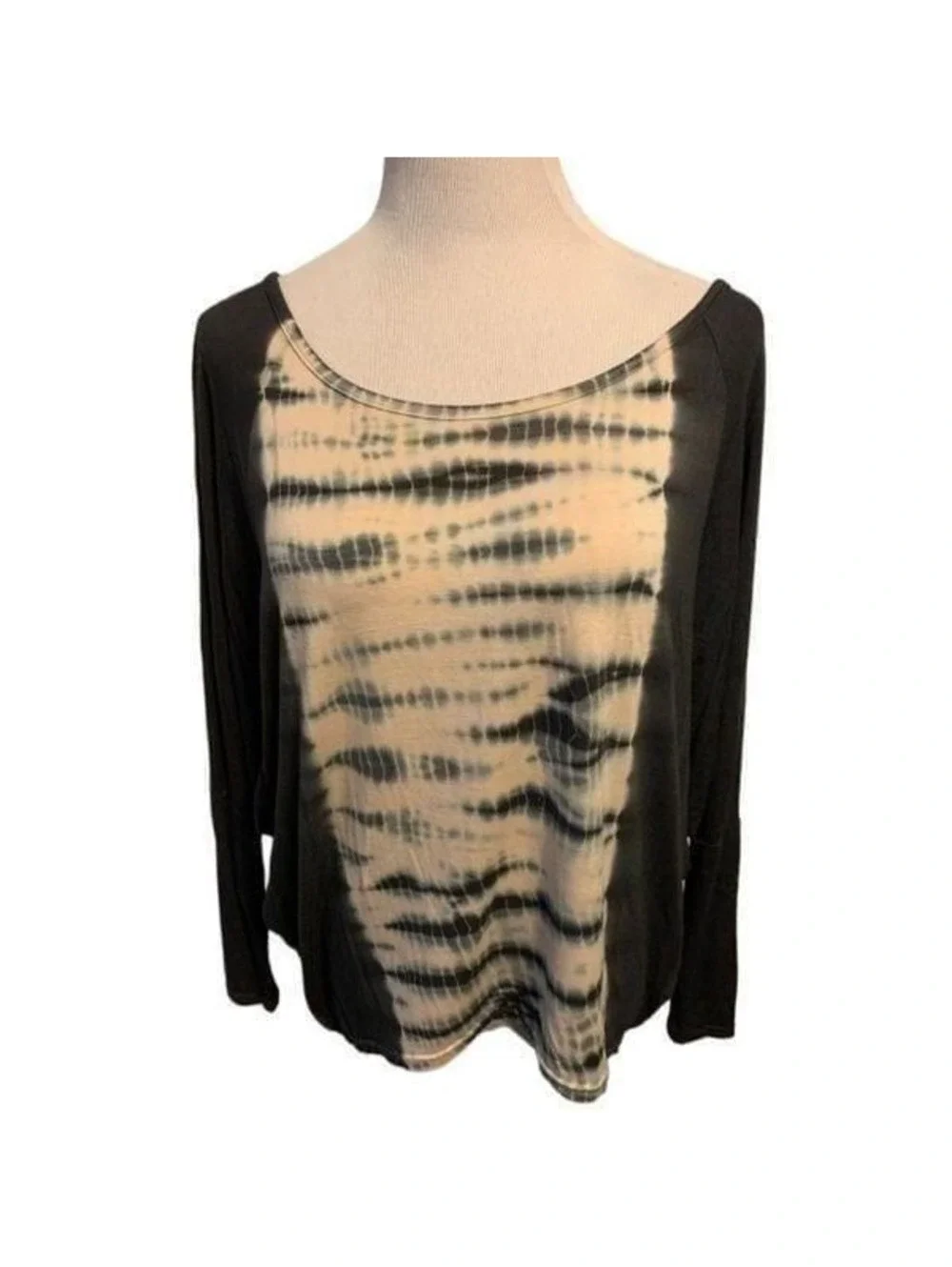 YA Los Angeles Tie Dye Dolman Top Sz M